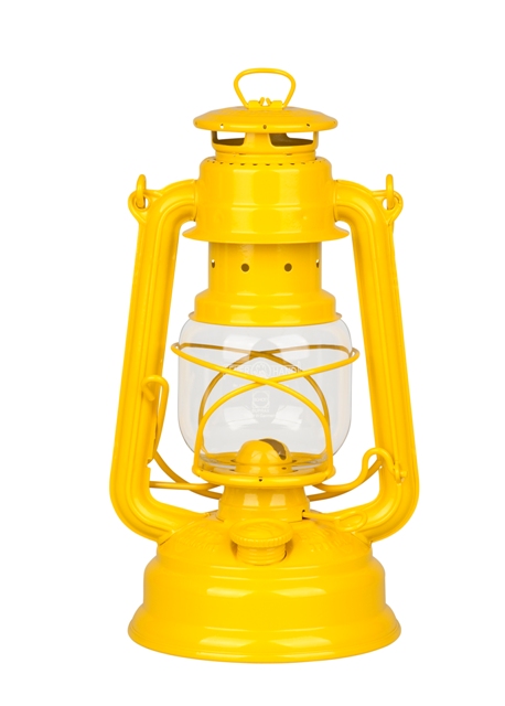 Lampe-tempête FEUERHAND 276 - finition jaune - Lampes PETROMAX