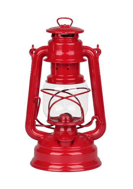 Lampe-tempête FEUERHAND 276 - finition rouge - Lampes PETROMAX