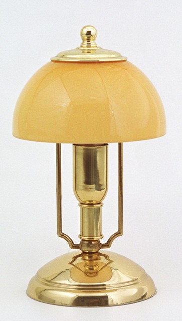 lampe opaline de bureau à poser - opaline de couleur Blanche ; bleu; paille; verte ; rouge - Luminaires & lampes