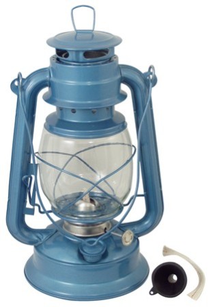 Lampe tempête bleue - bleue