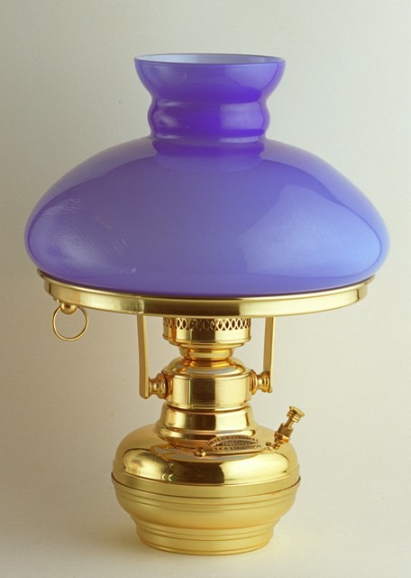 lampe opaline de bureau à poser - opaline de couleur bleu; paille; verte - Luminaires & lampes