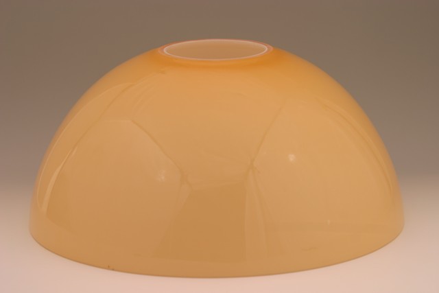Opaline de rechange de diamètre 39 cm environ - opaline de couleur paille - Opaline de rechange