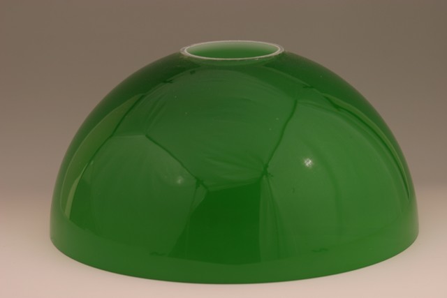 Opaline de rechange de diamètre 39 cm environ - opaline de couleur verte - Opaline de rechange